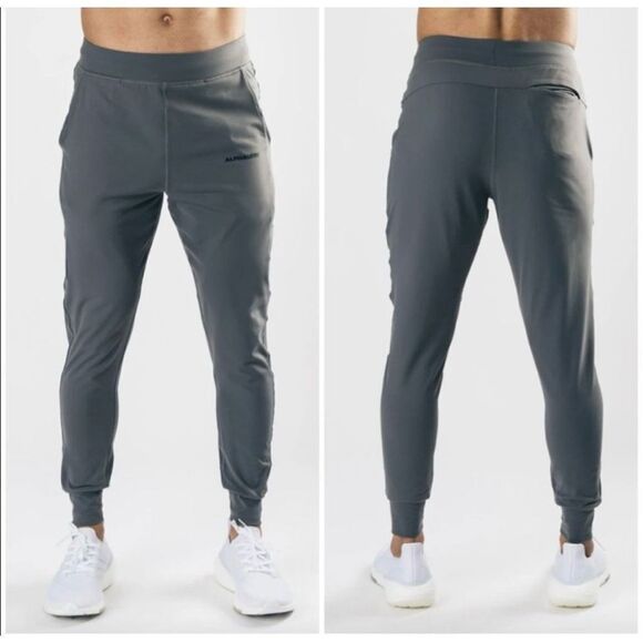 ✨Mens Alphalete Premium V2 Sz Medium Grey Joggers✨ - Picture 1 of 10